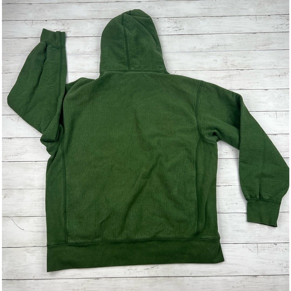 Supreme New York Men’s Size L Pine Green Cotton Hoodie - Picture 3 of 13